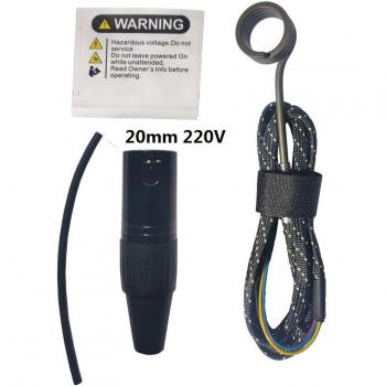 Bobine de chauffage Enail 110V/220V prise mâle XLR 5 broches