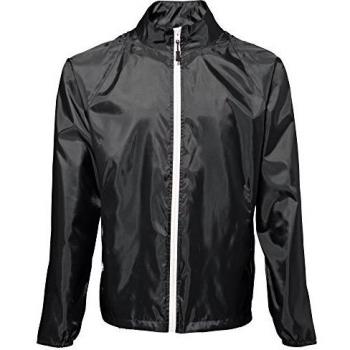 786 Men's Contrast Lightweight Jacket, Black/White, Large