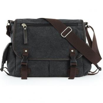 Canvas Crossbody Bag for 14 Inch Laptop