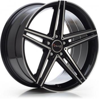AC‑515 Schwarz Poliert – AVUS RACING 8,0 Jx18 mm 5×112 ET35