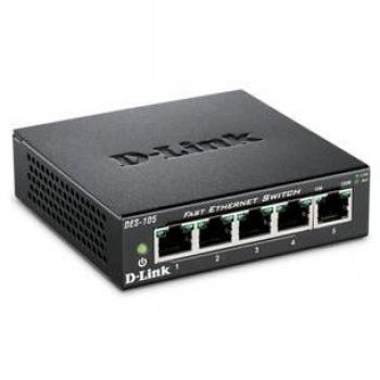 Conmutador D-Link DES-105 No administrado
