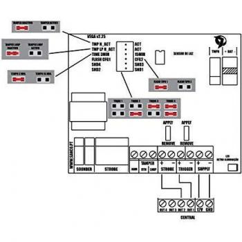 Vega-R Sirena Cableada