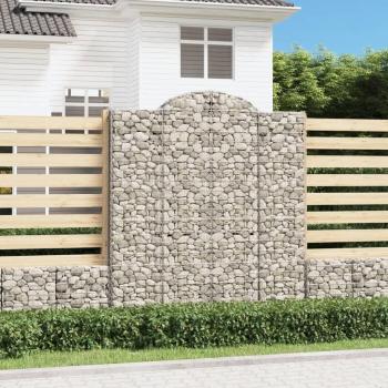 Gabions en fer galvanisé 11 pcs 200x50x220/240 cm