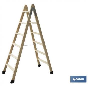 Escalera de Madera Cofan | Doble