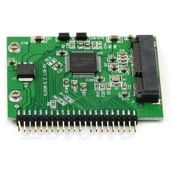 Adaptateur mSATA SSD à IDE 44 broches pour ordinateur portable