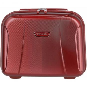 Elbe 19 l Travelite Rollkoffer‑Set – Elegante Hartschale, Rot