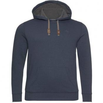 Kapuzensweatshirt Man’s World Herren L (52/54) – Baumwolle 60 % / Polyester 40 %, blau