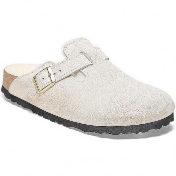 Birkenstock Damen Clogs Boston Shearling Creme Größe 37