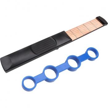 Pocket-Sized 6-Fret Acoustic Guitar and Finger Guides