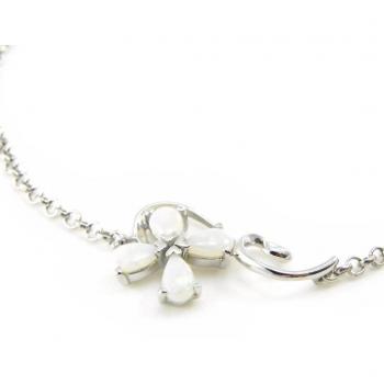 Pulsera Le Trésor Lily 20x13 – Plata con tono blanco rododiado