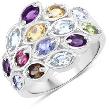 Rafaela Donata Anillo Azul Lila Plata