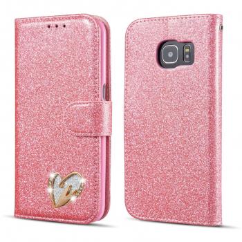 TPU Etui mit Handschlaufe & Kartenfach für Galaxy S6