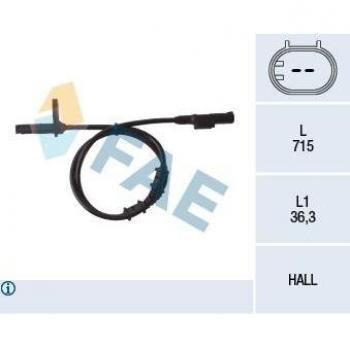 FAE ABS Wheel Sensor 78107