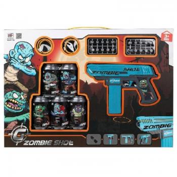 Zombie Pistol med pilar Blå (50 x 35 cm)