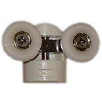Roulette Double Kinedo ROU12 – Verre 6 mm, 58 mm