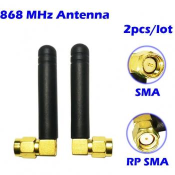 Antena LoRaWAN 868MHz, 2.5dBi, lote de 2 unidades, compatible con Omni 915MHz