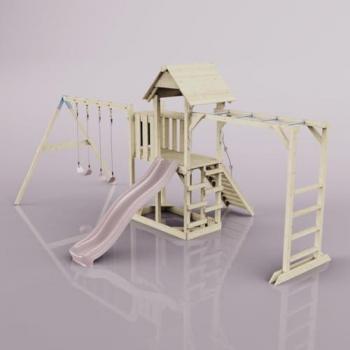Parc de jeux Helsingborg Rose 562 x 358 cm Balançoire pour Enfants