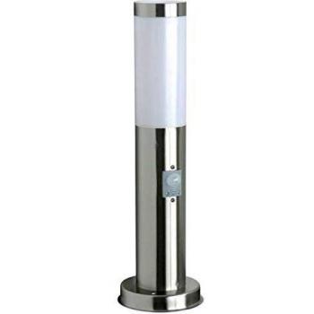 Poste de jardín con conector E27 y sensor