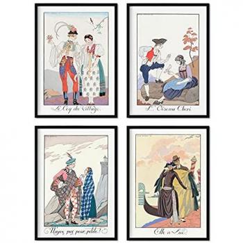 Arte Deco Enamorados: Set sin Marco