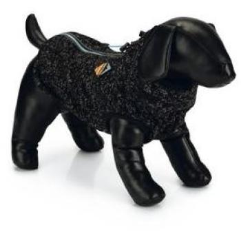 Beeztees Dunkelgrauer Celia Hundepullover – Reflektionsdesign