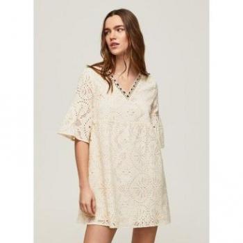 Pepe Jeans Women's Summer Dress, Beige, Size S