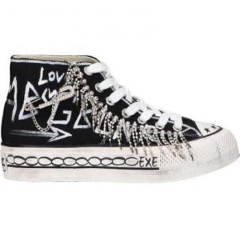 Zapatillas de Mujer EXE SY24-4S TEXTIL COLOR NEGRO