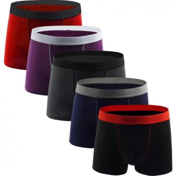 Men's 5-Pack Colorful Boxer Shorts