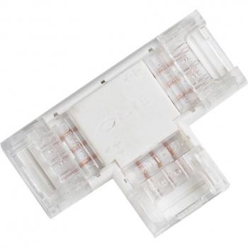 Conector T “Hipopótamo” Ledkia 10 mm – LED CCT 12‑24 V DC