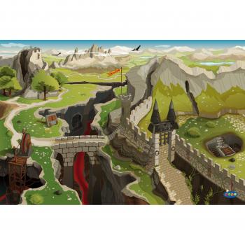 Papo 60502 – Farbiger Teppich aus dem Mittelalter für Spiele