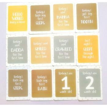 24-Piece Baby Memory Cards Set