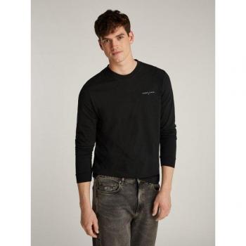Tommy Jeans Langarmshirt für Herren, Schwarz, Größe M
