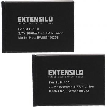 Batterie Extensilo 2‑Pack – Compatibilité Sea Dragon 4500/5000 (Li‑Ion 1000 mAh, 3,7 V)