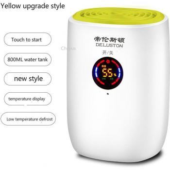 Déshumidificateur d'air 800ml avec affichage LED et dégivrage