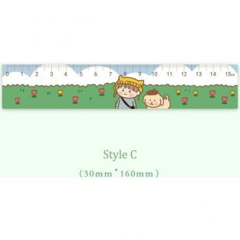 Mr. Paper 4 Designs 16cm Cute Color Rulers