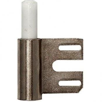 Türband-Rahmenteil V 8100 WF für gefälzte Türen, Band ø 15 mm, Stahl vernickelt