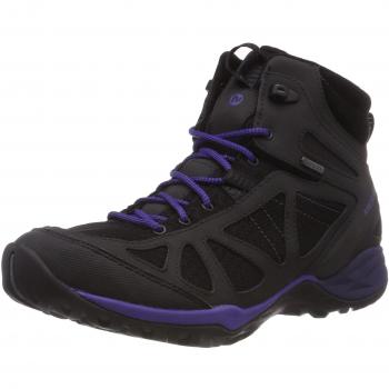 Merrell Siren Sport Q2 Mid GTX, Calzado de Senderismo Mujer, Negro
