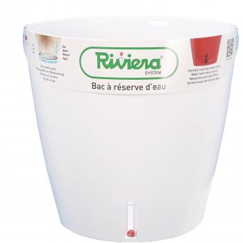 RIVIERA Eva Rundtopf mit integrierter Bewässerung 25,5 cm