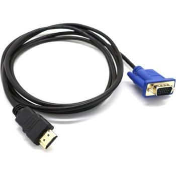 Cable VGA 15‑Pin Oro HDML 1.5 m (16 ft) 1080P