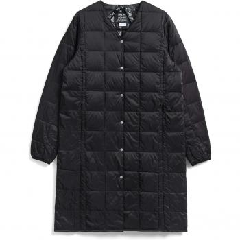 Taion V-Neck Long Zip Puffer Blazer
