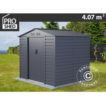 Abris de jardin anthracite ProShed 2,13 × 1,91 × 1,90 m – 4,07 m²