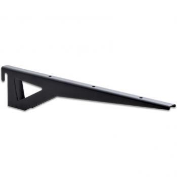 Fixation d'étagère Manzoni 22 cm noir