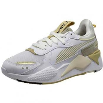 Puma RS‑X Mono Metal Wn’s – Calzature Eleganti Donna, Bianco con Accenti Dorati, 38.5 EU