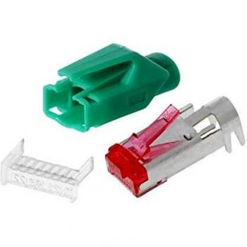 Grünes Hirose TM21 Cat 6 Steckerset – VPE 10