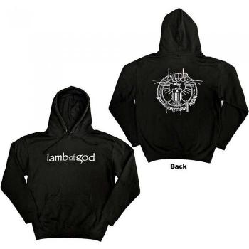 Chaqueta Sudadera XL Negra Lamb Of God: Escena de Águila & Esqueleto