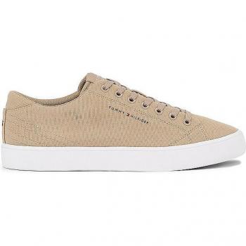 Homme Baskets Beige Tommy Low Canvas
