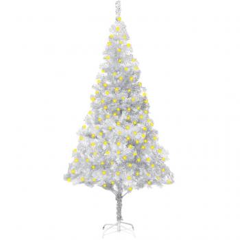 180 cm Silver PET Christmas Tree with Stand