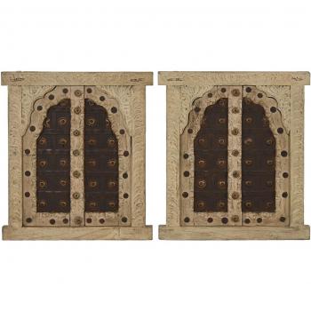 Neutral Window Frame Decor – 45 × 5 × 51 cm