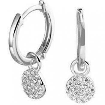 „Mila Elodie“ – Silberschnallen‑Creolen, 925 Sterling (SJSS19077)