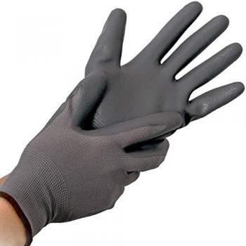HygoStar Nylonhandschuhe Black Ace M 8 grau VE=12 Paar