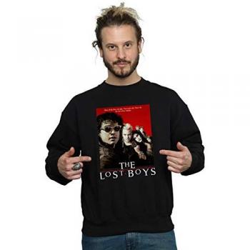 The Lost Boys – Rotes Poster Sweatshirt Herren XXL (schwarz)